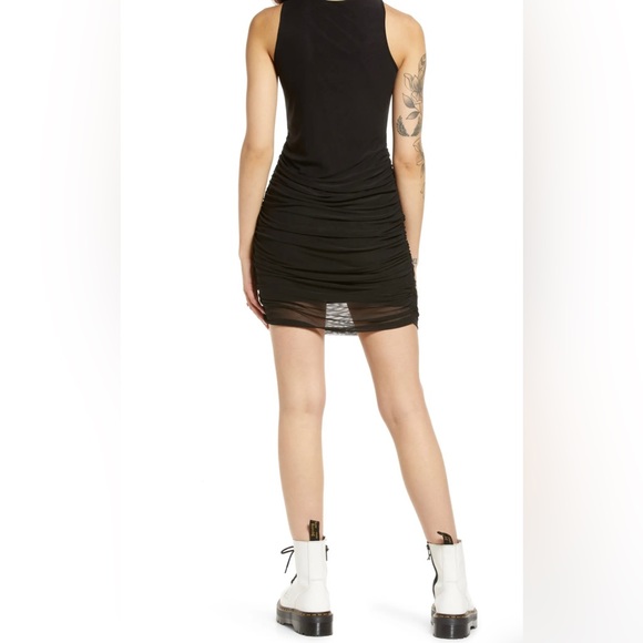 NWT BP. Ruched Mesh Bodycon Mini Dress - Picture 2 of 6